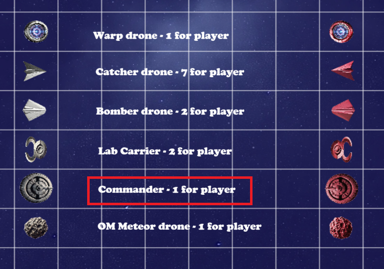 Griglia con coordinate A-I e 1-12